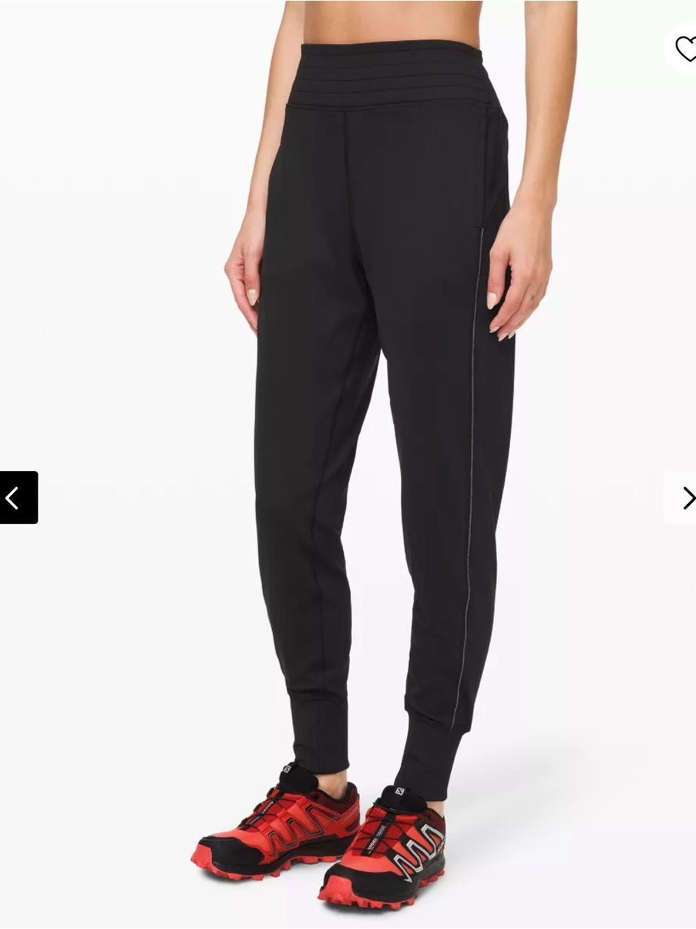 Lululemon Flurry Up High-Rise Jogger – Black | Size 8